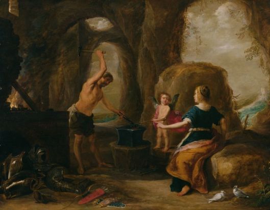 Teniers_the_Elder_Venus_Visiting_Vulcans_Forge