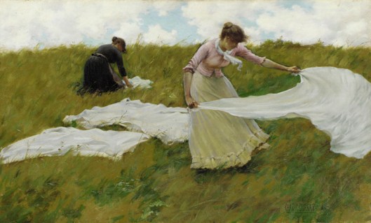 Charles_Courtney_Curran_-_A_Breezy_Day