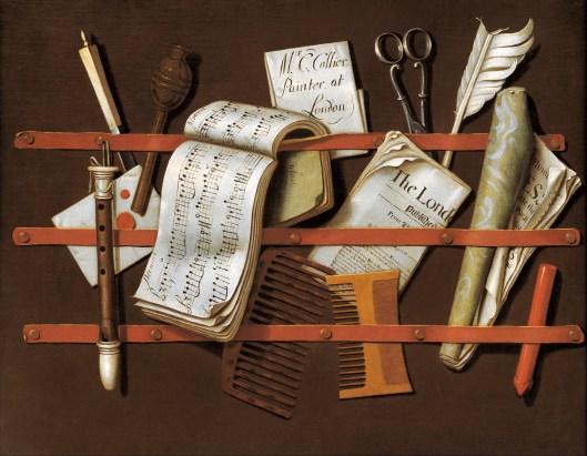 'Letter Rack' Edward Collier c1698 {{PD-Art}}