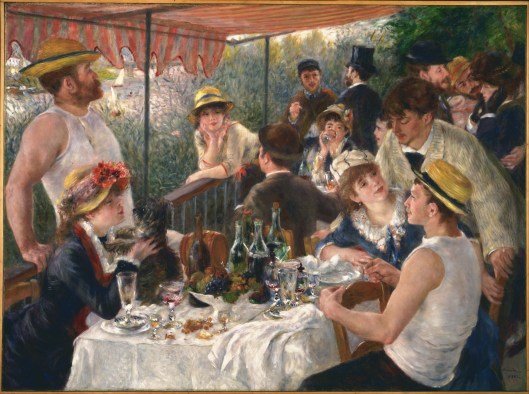 Renoir's 'Luncheon of the Boating Party' c1880 {{PD-Art}}
