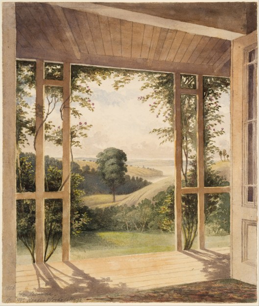 'Auckland, from the verandah of Mr Reader Wood's Cottage' John Kinder {{PD-Art}}