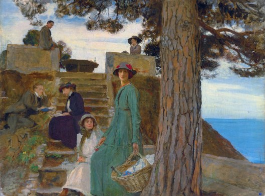 'A Picnic at Portofino' George Spencer Watson 1911 {{PD-Art}}