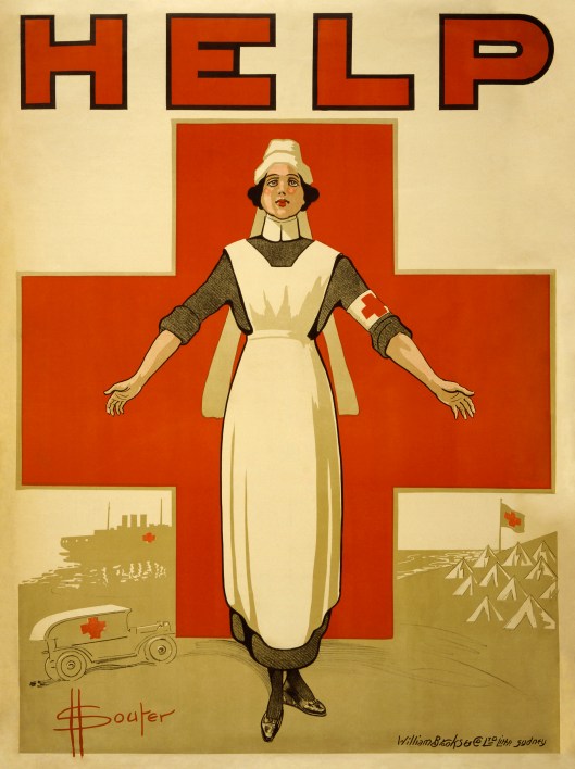 Red Cross poster c1916 {{PD}}