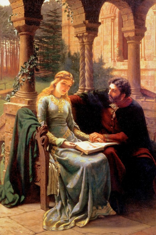 These two certainly did not follow the rules. 'Abelard and his Pupil Heloise' EB Leighton 1882 {{PD}}
