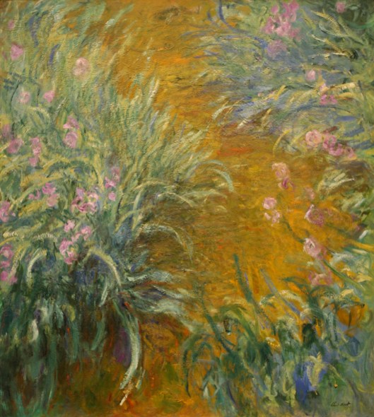 'The Path Through the Irises' Claude Monet {{PD}}