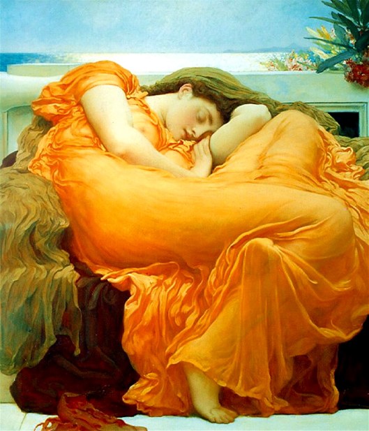 'Flaming June' by Frederic Leighton 1895 {{PD}}