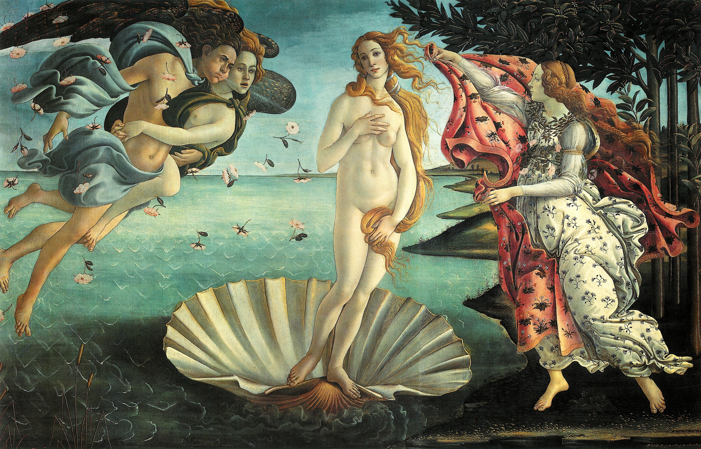 'The Birth of Venus' Botticelli late 15th century {{PD}}