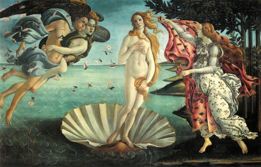 'The Birth of Venus' Botticelli late 15th century {{PD}}