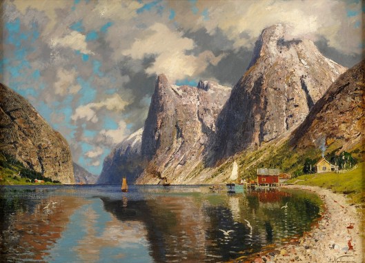 'Summer in the Fjord' Adelsteen Normann before 1918 {{PD}}