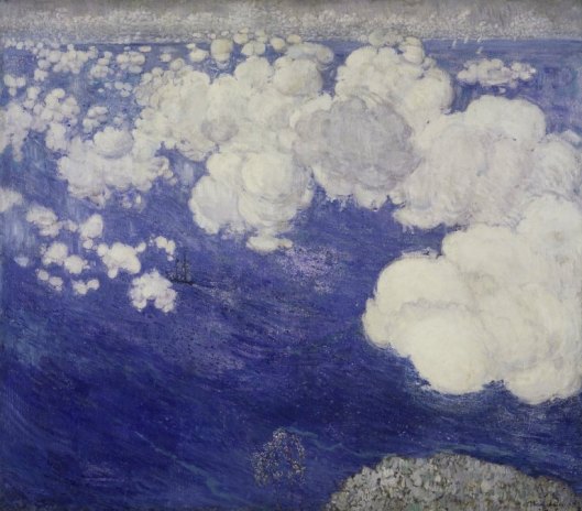  Clouds over the Black Sea--Crimea - Boris Israelevich Anisfeld