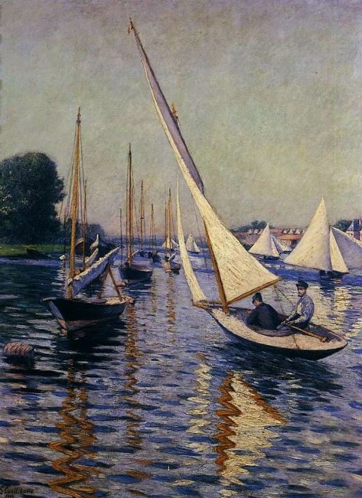 Gustave Caillebotte - Régates à Argenteuil{{PD}}