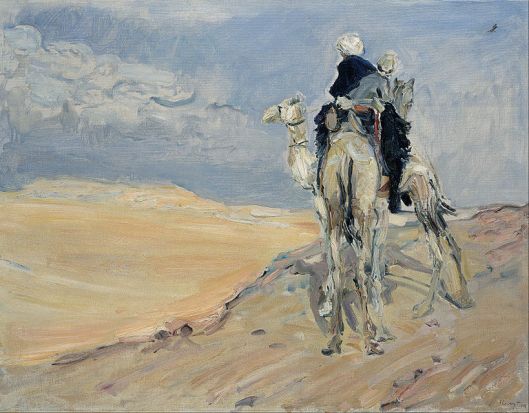Max Slevogt - Sandstorm in the Libyan Desert 1918 {{PD}}