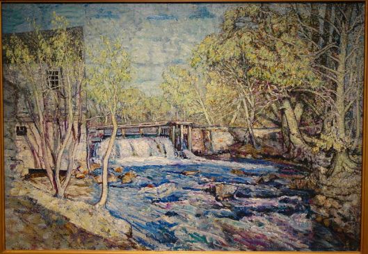 Something blocked could flow, or something free-flowing could dam-up--you need to be ready, Cancer. 'Bradberry's Mill Dam in Spring' by Edward Francis Rook c. 1910-1915 {{PD}}