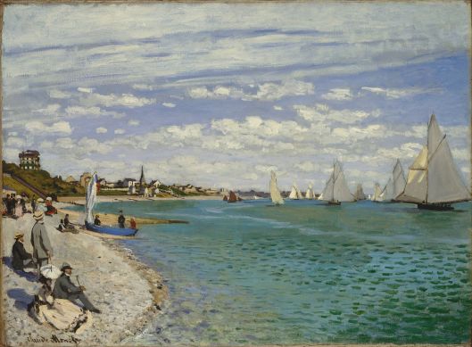 Claude Monet, 1867, Regatta at Sainte-Adresse {{PD}}