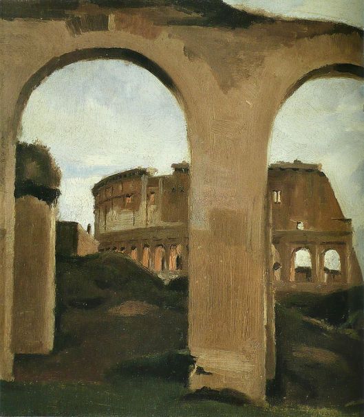 Step by step, inch by inch--The Coliseum by ean-Baptiste Camille Corot {{PD}}