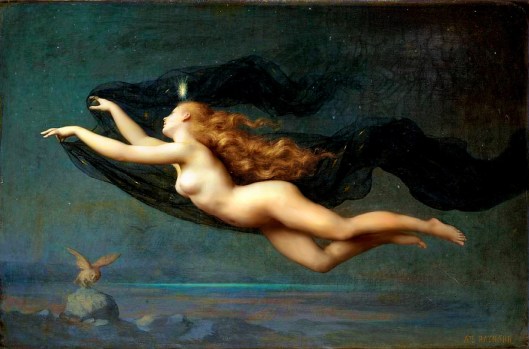 La Nuit by Auguste Raynaud 19th century {{PD}}