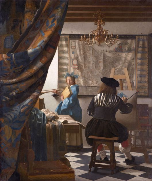 'The Art of Painting' Johannes Vermeer c1666 {{PD}}