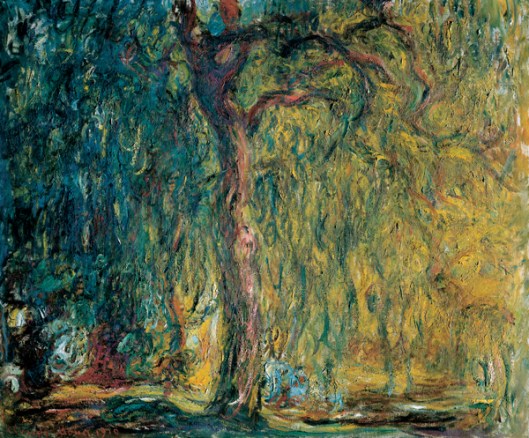 'Weeping Willow' Claude Monet c1919 {{PD}}