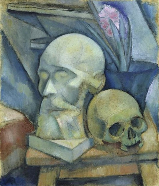 Creating things the way you want, Libra, doesn't mean taking everything down to the bone. 'Death' by Anita Rée 1925 {{PD}}