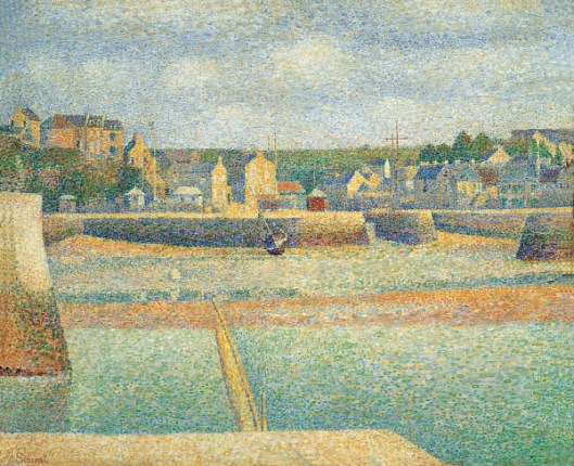 Georges Seurat 'Port-en-Bessin: The Outer Harbor (Low Tide)' 1888
