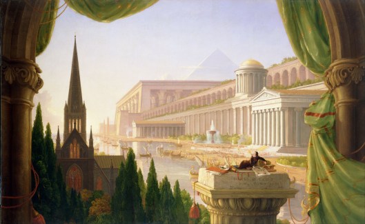 You can make your dream come true this year, too, Scorpio. Thomas Cole 'Architect’s Dream' 1840 {{PD}}