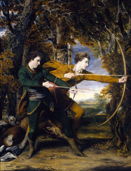 What's an Archer to do? Sir Joshua Reynolds 1768 {{PD}}