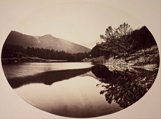William Henry Jackson - 'Mystic Lake' albumen print 1872 {{PD}}