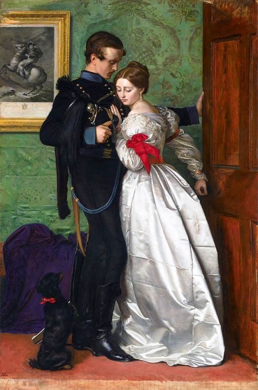 REspect your feelings--it's the only way to know what to accept, and what to walk away from. John Everett Millais The Black Brunswicker 1859 {{PD}}
