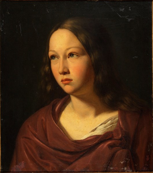 Don't be sad, Aquarius--now is the time to dream and plan. Lars Hansen - 'Young Woman' c1835 {{PD}}