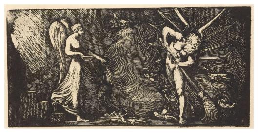  Man Sweeping the Interpreter's Parlour by William Blake Before 1827 {{PD}}