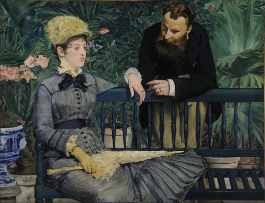 Though things may seem static, there's actually a lot going on (and that you can do) beneath the surface, Taurus. Édouard Manet 'In the Conservatory' 1879 {{PD}}