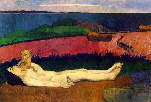 Go ahead, get out of that endless loop, Taurus. Paul Gauguin 'The Loss of Virginity' 1890 {{PD}}