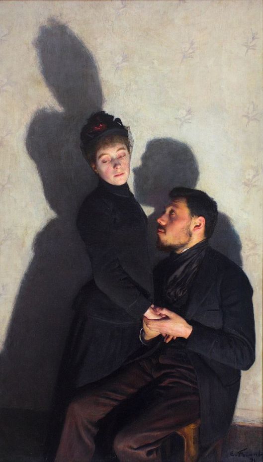 Those shadows are trying to tell you something, Taurus. Emile Friant 1891 {{PD}}