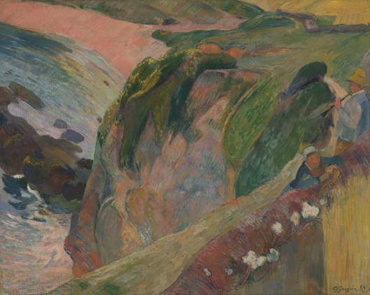 Paul Gauguin, 'The Flageolet Player on the Cliff' 1889 {{PD}}