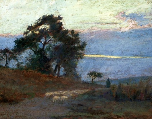 Maksymilian Gierymski 'Landscape at Sunrise' 1868 {{PD}}