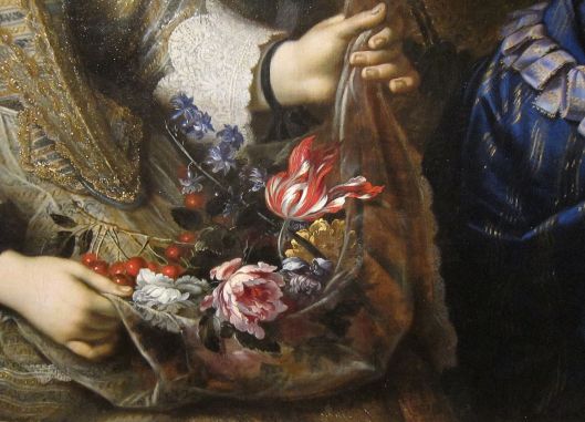 Detail from The Children of the Duc de Bouillon by Pierre Mignard, 1647
