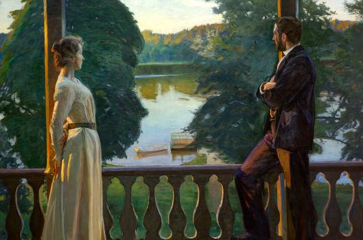 'Nordic Summer Evening' by Richard Bergh c1900 {{PD}}