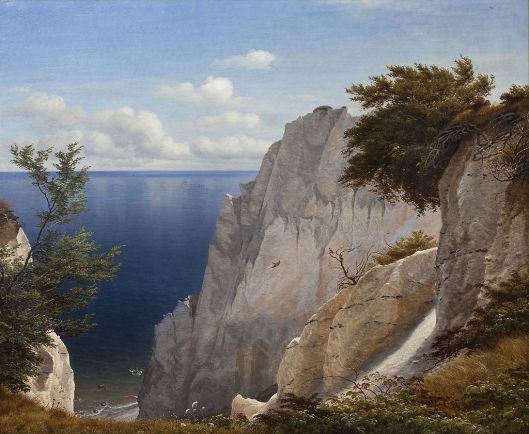 Udsigt over havet fra Taleren på Møns Klint, 1851 Peter Christian Skovgaard {{PD}}