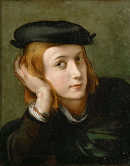 Parmigianino (Attrib.) - 'Ritratto di un giovane uomo' {{PD}}