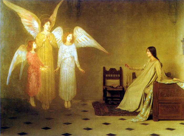 'The Awakening' Thomas Cooper Gotch {{PD}}