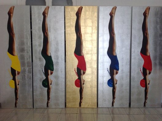 'Jump' Gemälde Zyklu Adam Marian Pete Creative Commons Attribution-Share Alike 4.0 International