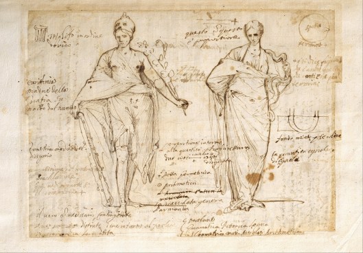 Pietro Testa 'The Allegorical Figures of Reason and Wisdom' 1630 {{PD}}