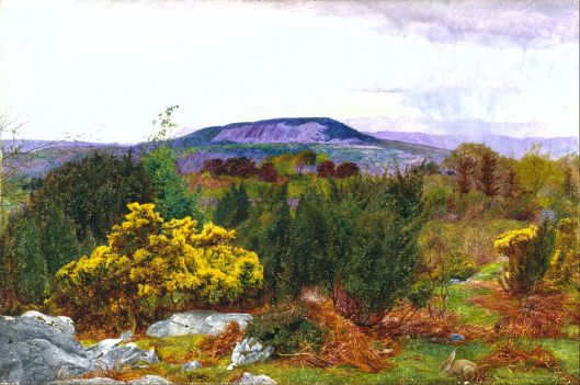 Daniel Alexander Williamson - Spring, Arnside Knot and Coniston range of hills from Warton Crag 1863 {{PD}}