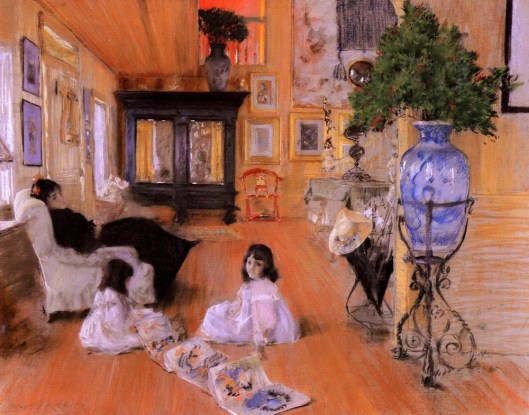 William Merritt Chase 'Hall At Shinnecock' 1893 {{PD}}