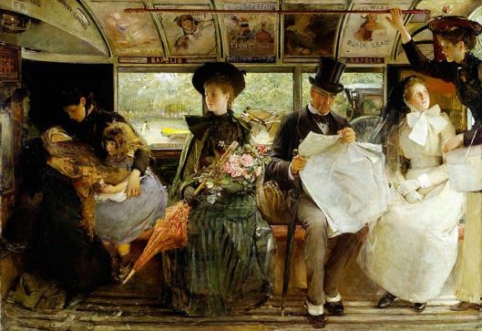 George William Joy - 'The Bayswater Omnibus' c1900 {{PD}}