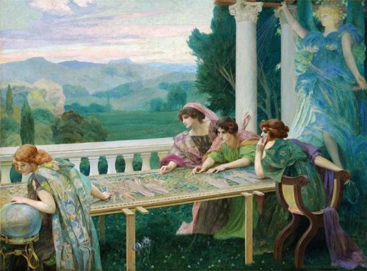 'Le Destin' Henry Siddons Mowbray c1895 {{PD}}