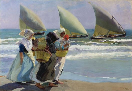Joaquin Sorolla - 'Las Tres Velas' 1902 {{PD}}