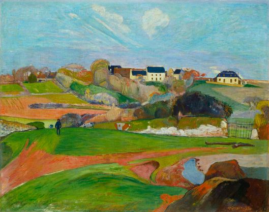 'Paysage au Pouldu' Paul Gauguin 1889 {{PD}}