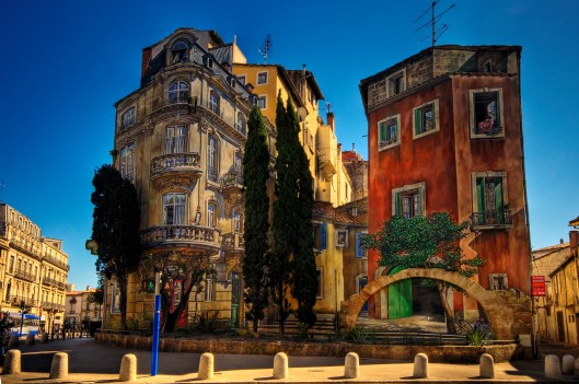Montpellier Mural Photo by Wolfgang Staudt from Saarbruecken, Germany Creative Commons Attribution 2.0 Generic
