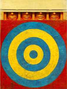'target with Four Faces' Jasper Johns http://www.artchive.com/artchive/J/johns/target_4.jpg.html Creative Commons Attribution-Share Alike 4.0 International